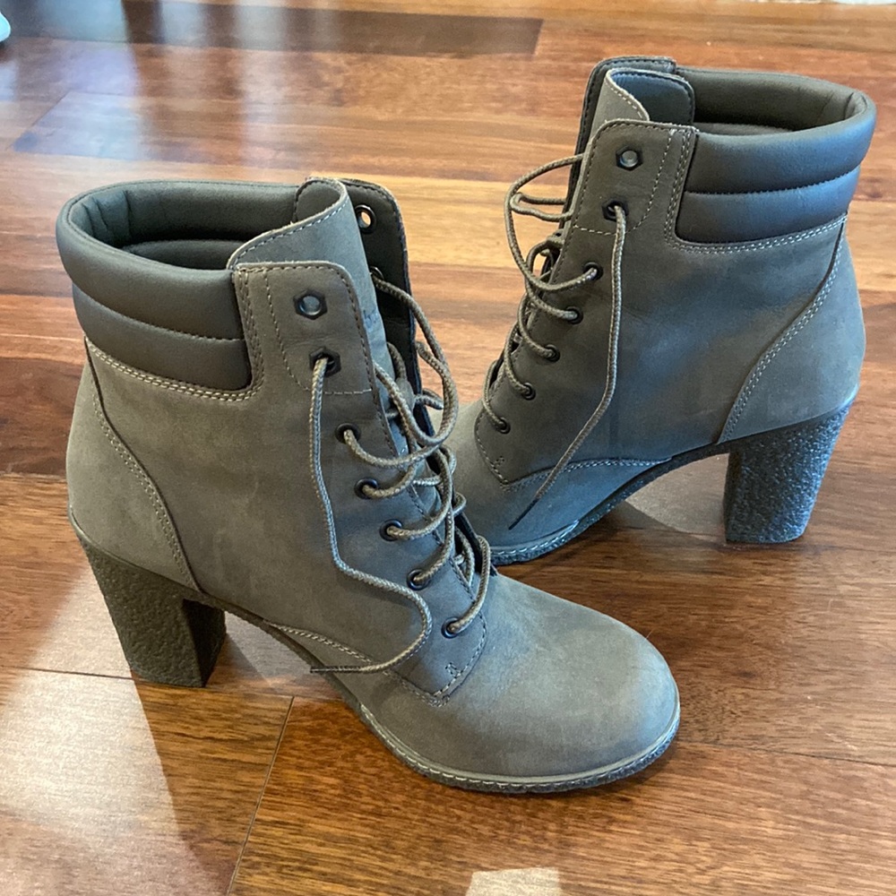 Women’s Timberland High Heel Boots - Gray